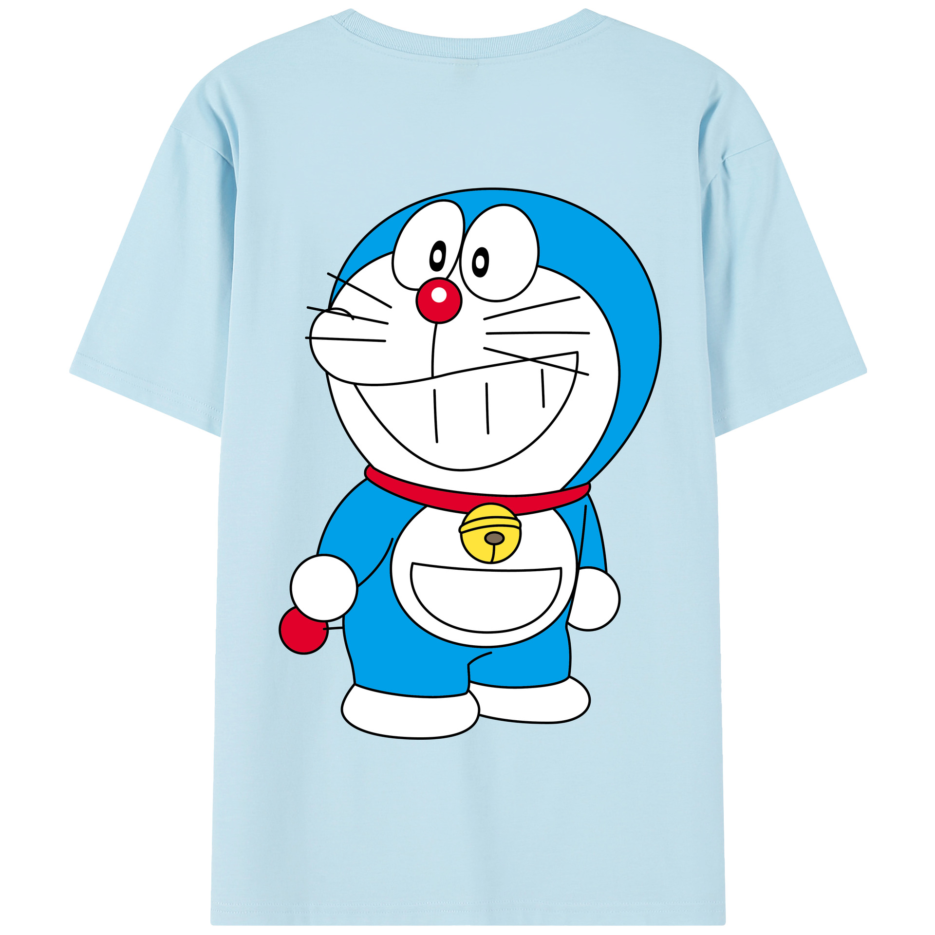 （画像用） ドラえもん Doraemon 綿100％半袖Tシャツ（背面プリント）